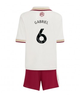 Günstige Arsenal Gabriel Magalhaes #6 3rd trikot Kinder 2025-26 Kurzarm (+ Kurze Hosen)